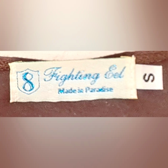 Fighting Eel Hawai'I-Kate Dress Short, Black w/Rona Bennett artwork Bandeau Top - Picture 10 of 10